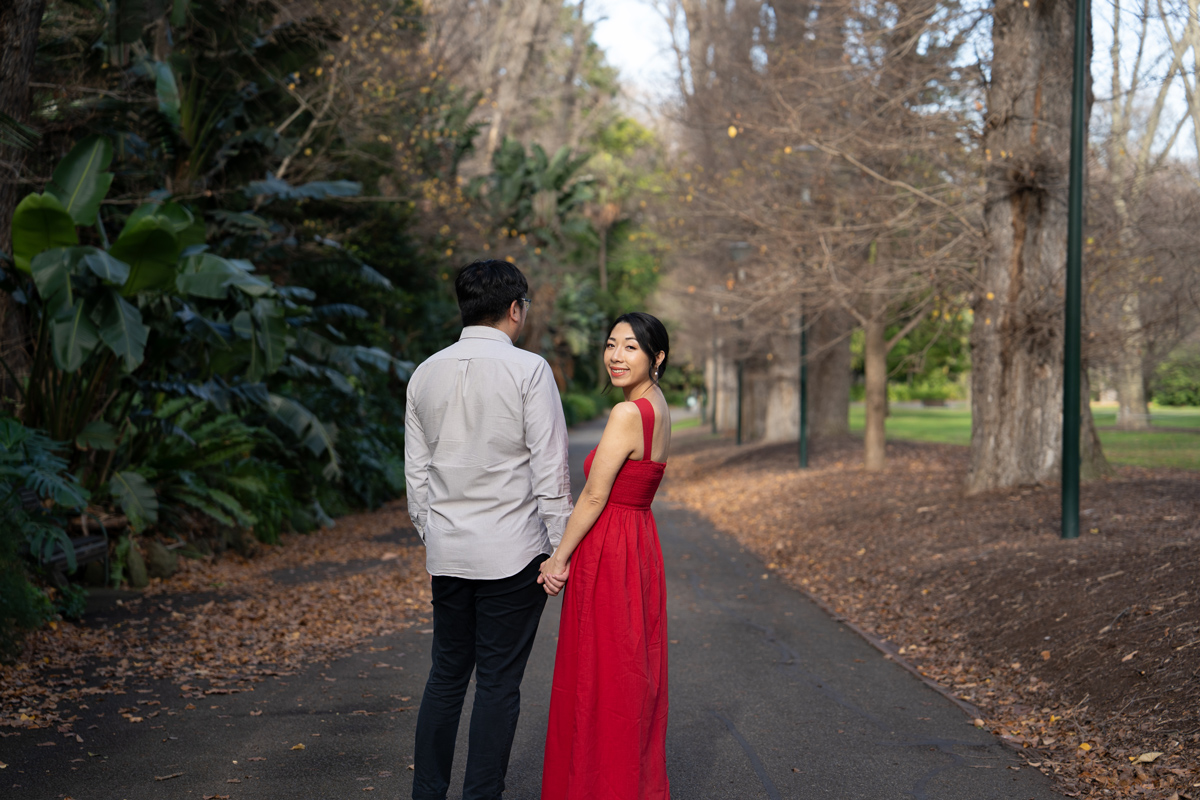 husband carrying fiancee